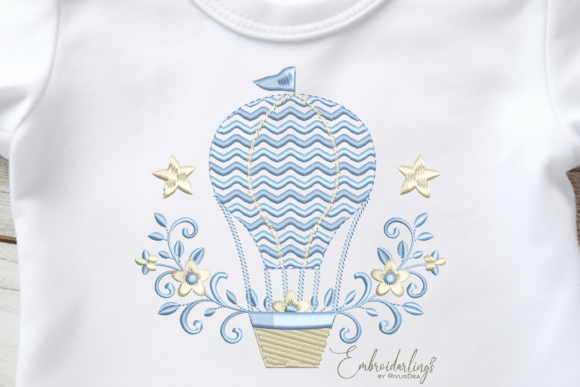 Chevron Hot Air Balloon Embroidery Design Review