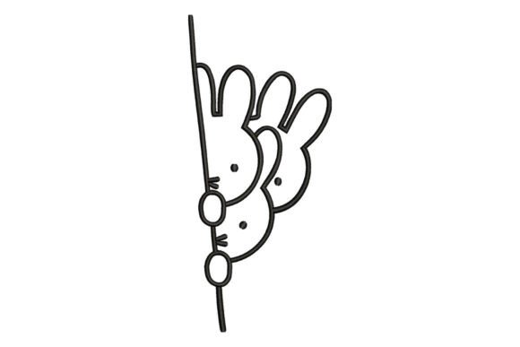 Cute Bunny Hanging Embroidery Design Review