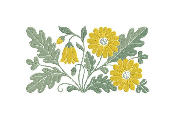Embracing Sunshine: My Review of the Embroidery Yellow Flower Design
