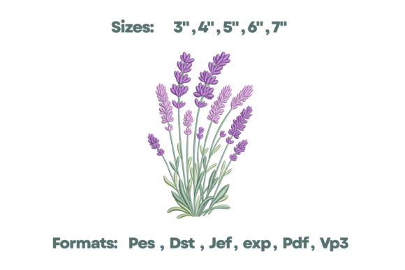 Lavender Garden Sprig Embroidery Review