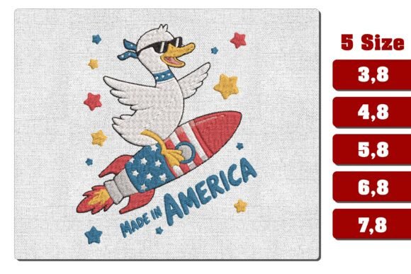 Made in America Rocket Duck Embroidery Review