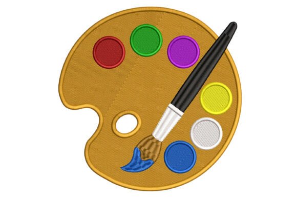 Paint Palette Embroidery Design Review for Craft Fairs
