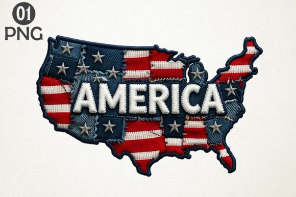 Patriotic Map Embroidery Review